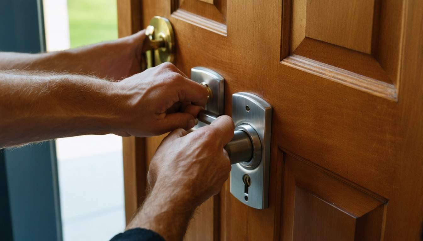 Installation serrure: sécurisez votre maison facilement