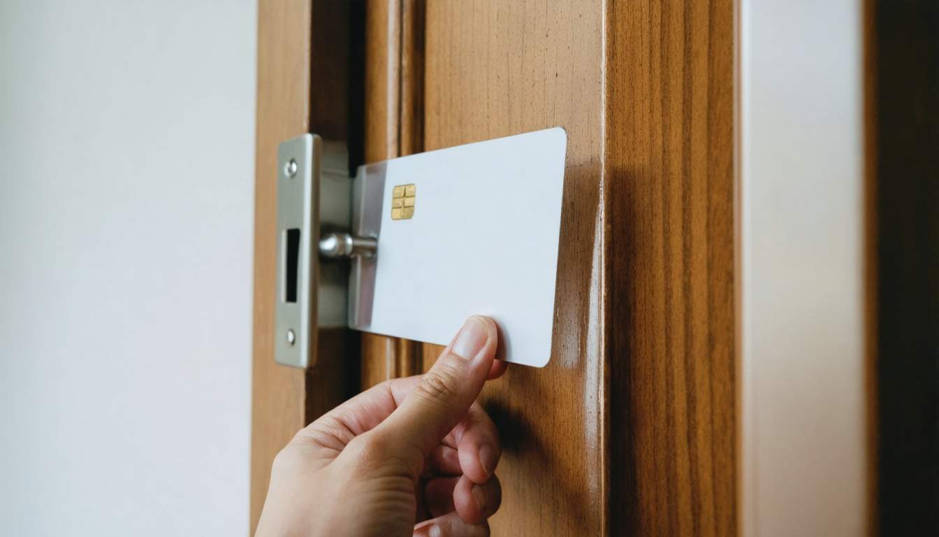 Ouvrir une porte claquée sans dégâts : astuces clés