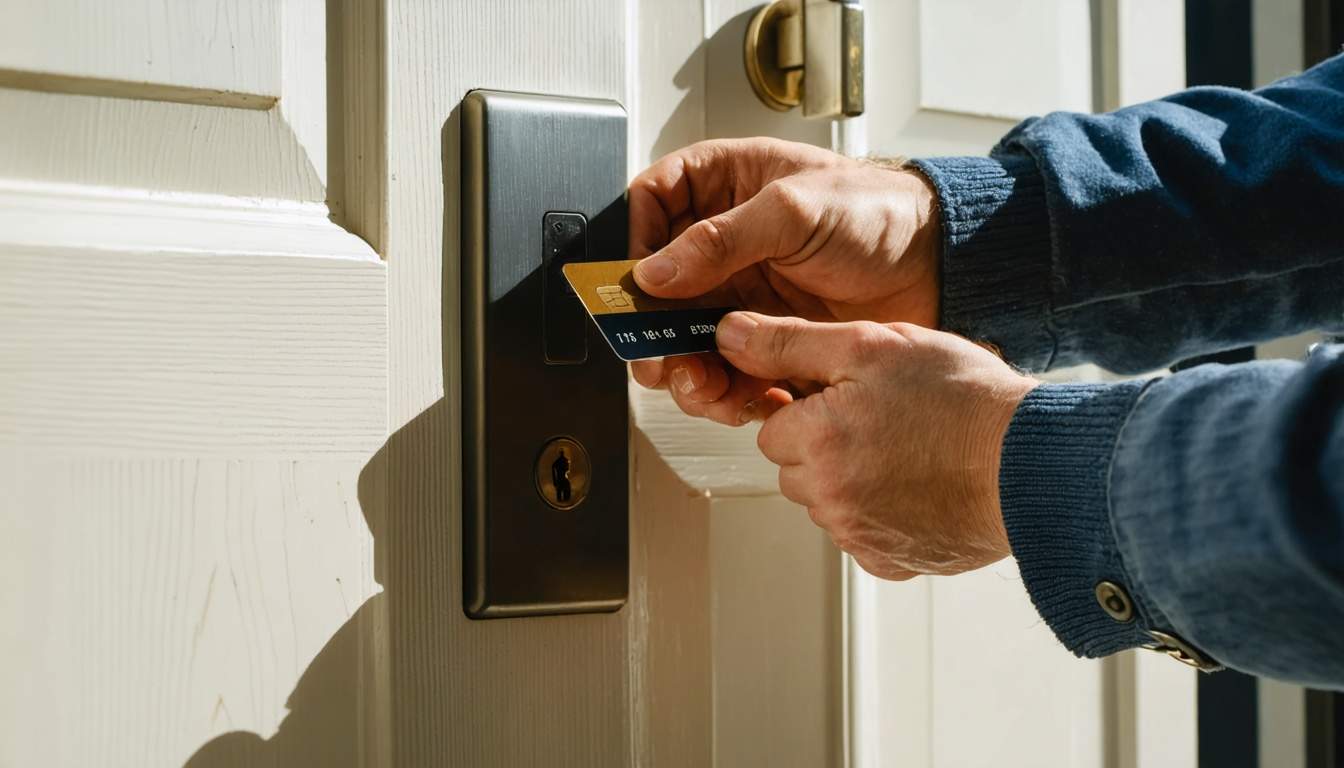 Solutions rapides pour porte claquée sans dégâts